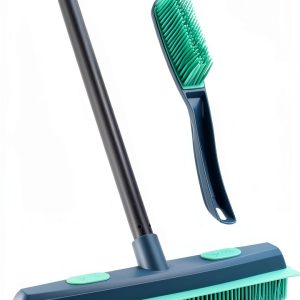 Conliwell Rubber Broom Adjustable Pet Hair Carpet Cleaning-0