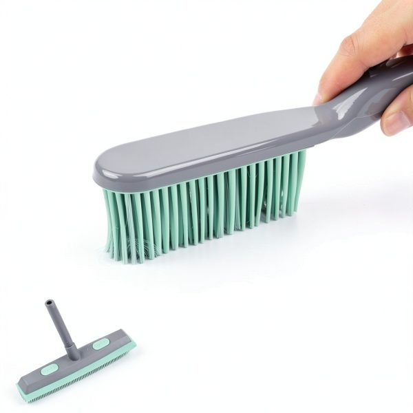 Conliwell Rubber Broom Adjustable Pet Hair Carpet Cleaning-2