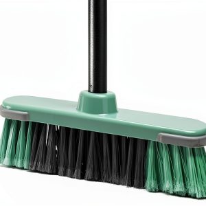Zthluyc Light Green Broom Soft Bristles Multi Surface-0