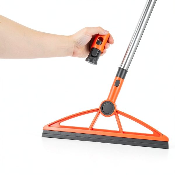 Wlich Silicone Rubber Broom 180 Rotating Scraper Household-2