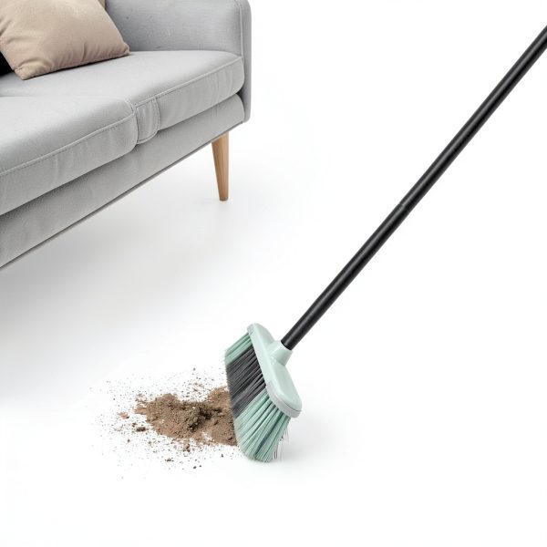 Zthluyc Light Green Broom Soft Bristles Multi Surface-1