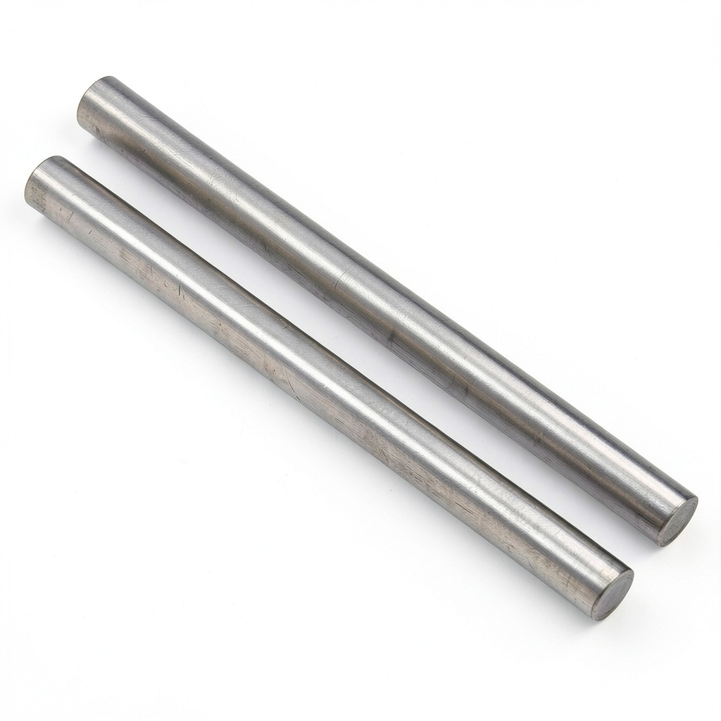 uxcell steel rods in various sizes displayed on workbench