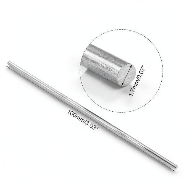uxcell High Speed Steel Round Rods Industrial Metal Parts-1