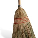 COASTWIDE Corn Broom Natural Wood Handle Multi Surface-0