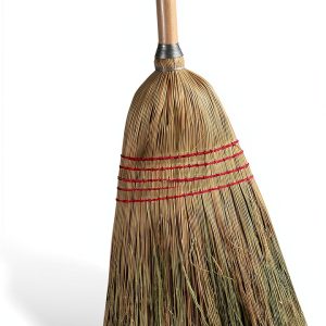 COASTWIDE Corn Broom Natural Wood Handle Multi Surface-0