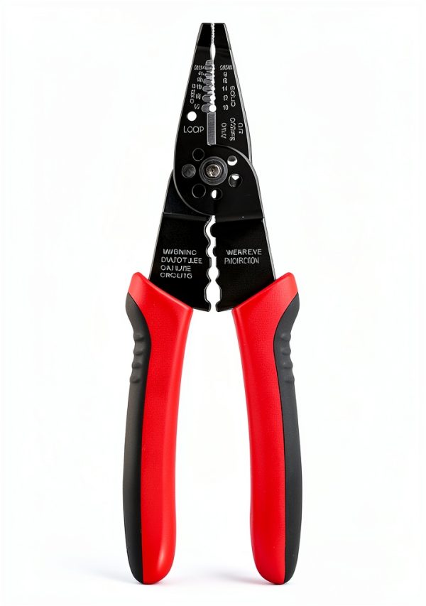 Wire Stripper WGGE WG-015 Professional 8" Red/Black High Carbon Steel-4