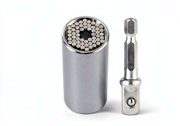 Gifts for Men, Stocking Stuffers for Adults Men, Super Universal Socket Tool, Birthday Christmas Dad Gifts for Dad Him Husband, Grip Socket Set w/Power Drill Adapter, Cool Tools Gadgets for Mens Gifts-1