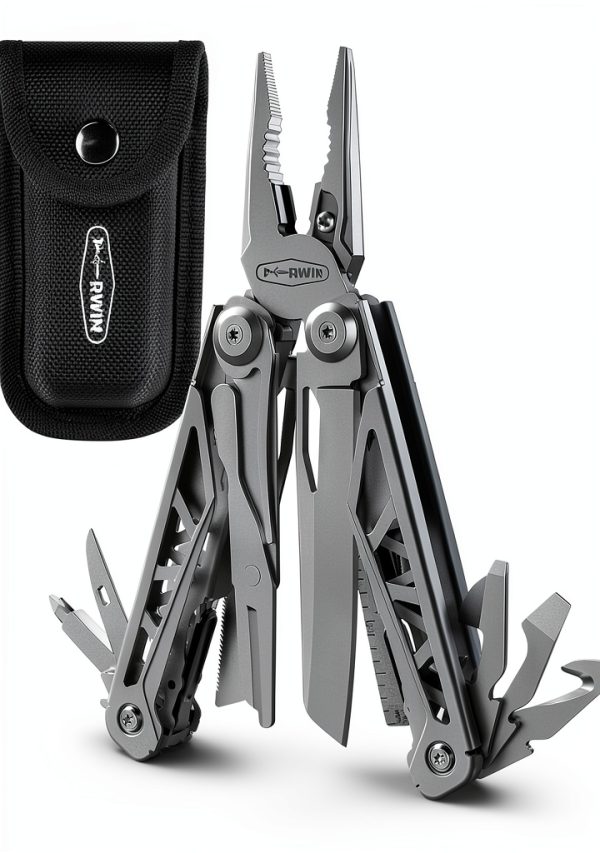 Multitool PERWIN 17-in-1 Stainless Steel Knife with Self-Locking-0