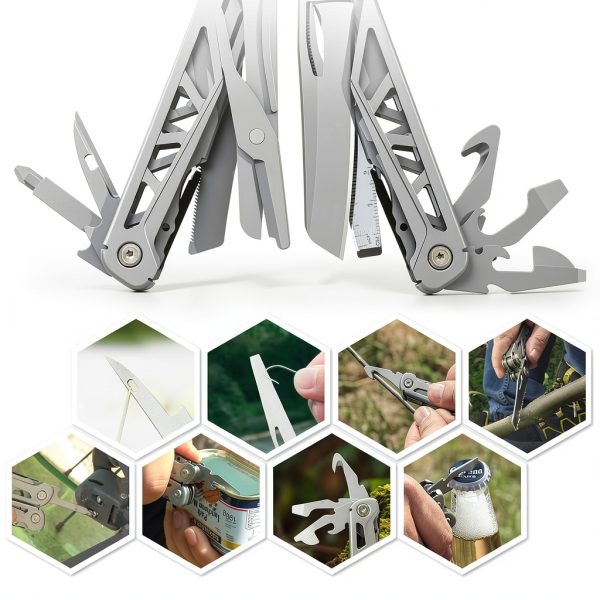 Multitool PERWIN 17-in-1 Stainless Steel Knife with Self-Locking-4