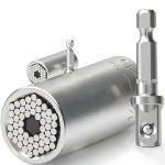 Gifts for Men, Stocking Stuffers for Adults Men, Super Universal Socket Tool, Birthday Christmas Dad Gifts for Dad Him Husband, Grip Socket Set w/Power Drill Adapter, Cool Tools Gadgets for Mens Gifts-0